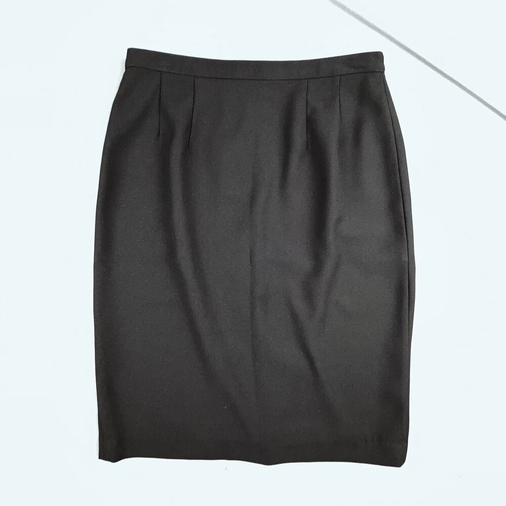 John Meyer Black Classic Pencil Skirt